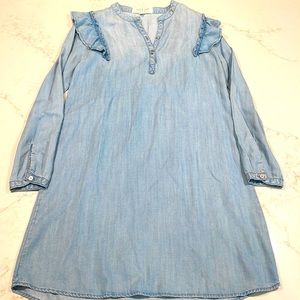 Cloth & Stone Anthropologie Ruffled ShirtDress - Small